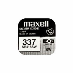 Maxell 337 SR416SW sidabro oksido baterija 2