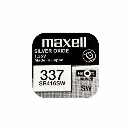 Maxell 337 SR416SW sidabro oksido baterija