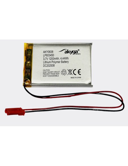 Akyga Li-polimer LP603450 baterija 3.7 V | baterija.lt