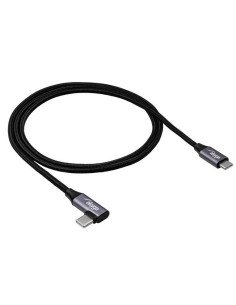 USB‑C → USB‑C kampinis kabelis 1 m, lankstus ir patvarus | baterija.lt