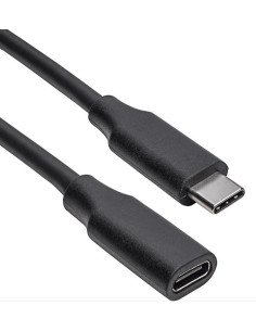 USB‑C → USB‑C 30 cm prailginimo laidas, kompaktiškas ir patogus | baterija.lt