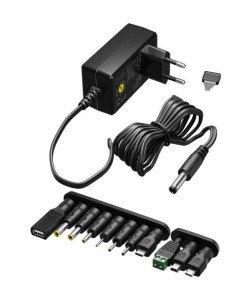 Universalus maitinimo adapteris 5-15V 36W 2.4A USB | baterija.lt