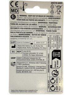 Amazon Basics Hearing Aid Batteries Size 10 PR70 10N6 6 pcs | baterija.lt 2