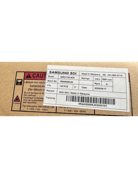 Samsung INR21700-50S 5000mAh 30A Li-Ion akumuliatorius | baterija.lt