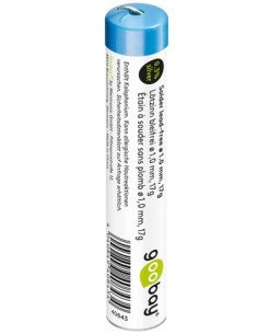 Bešvinis litavimo lydmetalis 1,0 mm 17 g Sn99Cu0,7Ag0,3 | baterija.lt