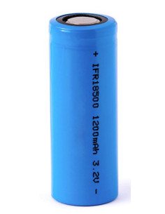 IFR18500J 1200mAh 3,2V LiFePO4 akumuliatorius | baterija.lt