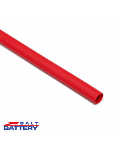 Heat Shrink Tubing 3.2/1.6 mm Red 1 m | baterija.lt 2