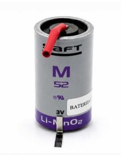 SAFT M52 3V 5Ah C (R14) ličio baterija su P išvadais| baterija.lt