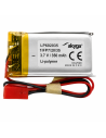 Akyga LP602035 3,7 V 380 mAh Li-Pol akumuliatorius su PCM | baterija.lt