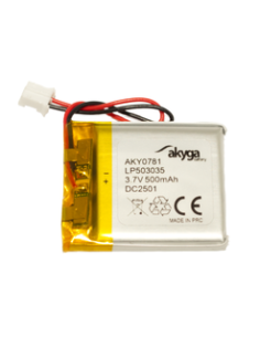 Akyga Li-polymer battery 3.7 V – higher capacity 2