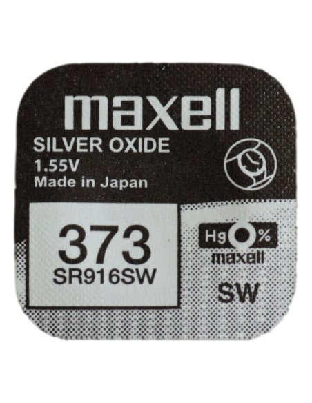 Maxell 373 SR916SW sidabro oksido baterija 1.55V | baterija.lt