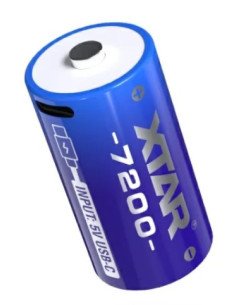 XTAR CLR 7200 C / R14 1,5 V 7,2 Wh USB-C | baterija.lt