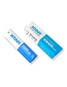 XTAR 18650 3500mAh 10A Protected Li-ion Battery | baterija.lt