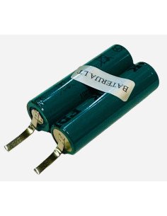 FDK Ni-MH akumuliatorių paketas 2×AA 2,4V 1650mAh su juostelėmis litavimui | baterija.lt