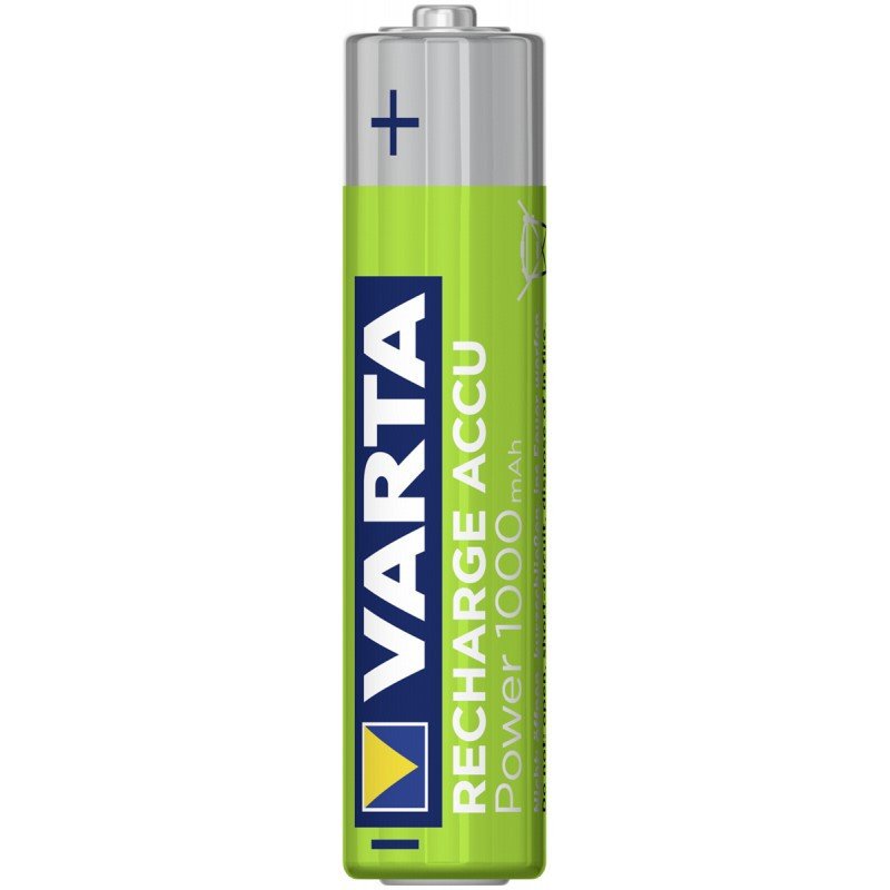 Varta Power AAA 1000 mAh įkraunamos baterijos | baterija.lt