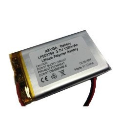 Akyga Li-polimer baterija (503759) 1350 mAh 3.7 V | baterija.lt