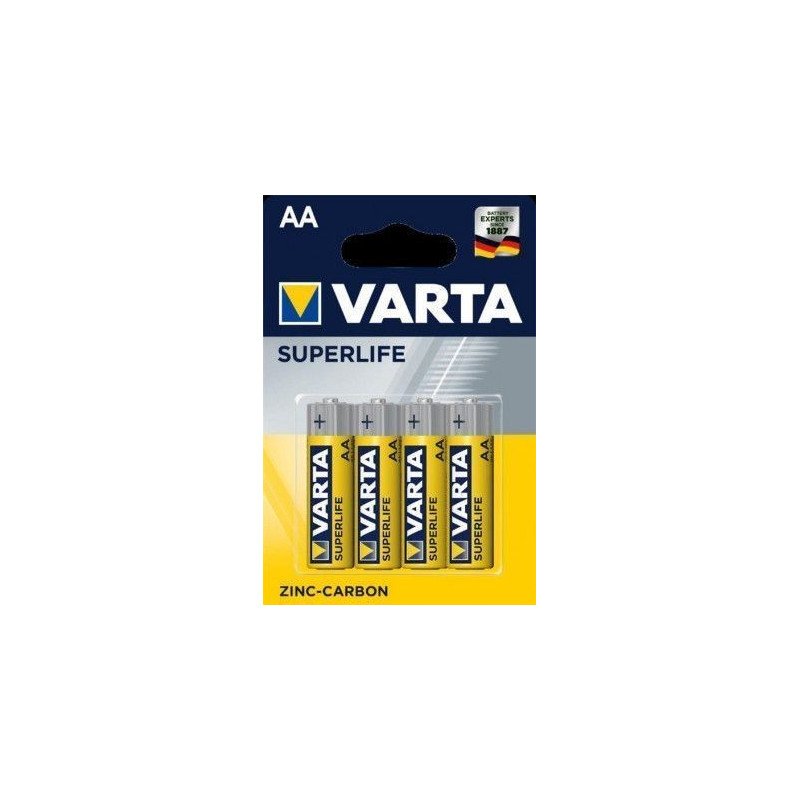 Varta Super Heavy Duty R6 (AA) baterijos 4 vnt pakuotė| baterija.lt
