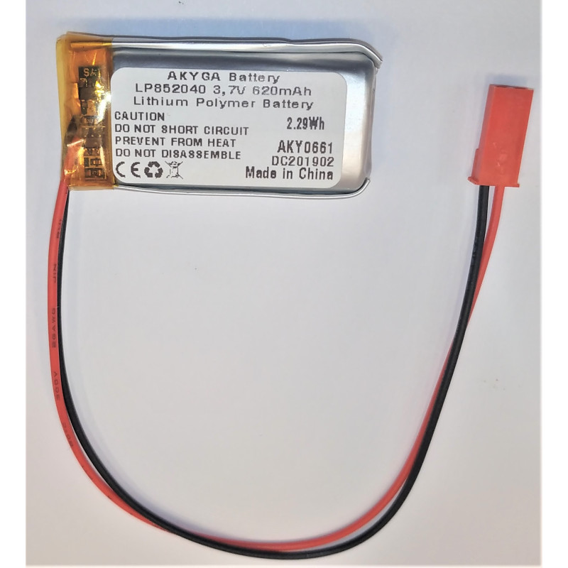 Li-polimer (852040) 620mAh 3,7V