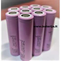 Samsung INR18650-35E 3500mAh 8A Ličio jonų akumuliatorius 10 vnt. | baterija.lt 2