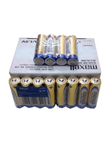 Maxell LR6 AA alkaline batteries 4 pcs | baterija.lt