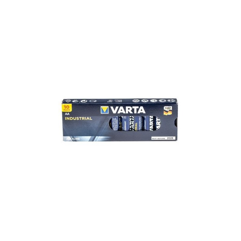 Varta Industrial PRO 4006 AA Batteries (10-Pack) | baterija.lt