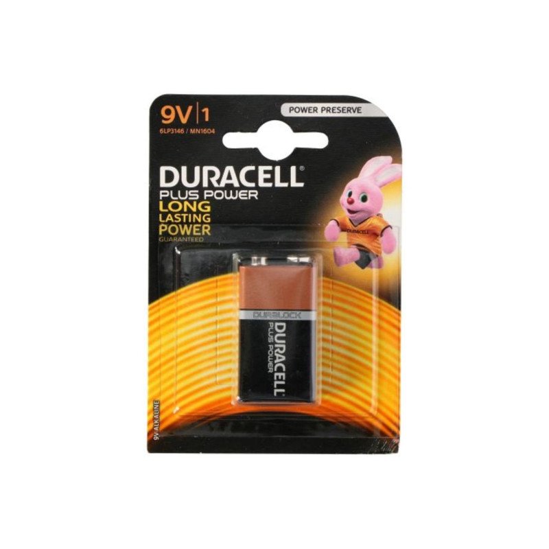 Duracell Extra Life 6LR61 MN1604 9V šarminė baterija | baterija.lt