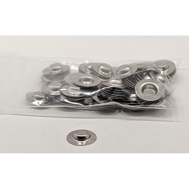 Positive Terminal Cap 8×2.5 mm Button Top (10 pcs) | baterija.lt