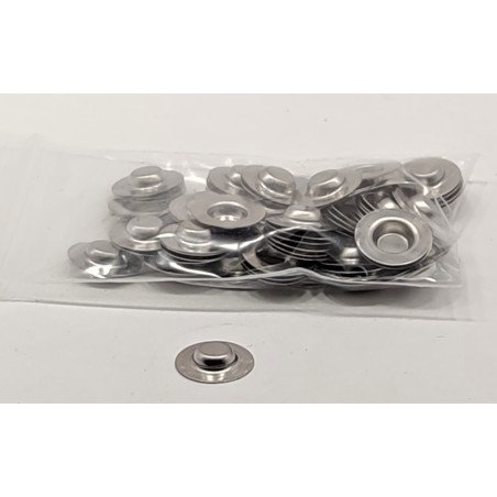 Positive Terminal Cap 8×2.5 mm Button Top (10 pcs) | baterija.lt