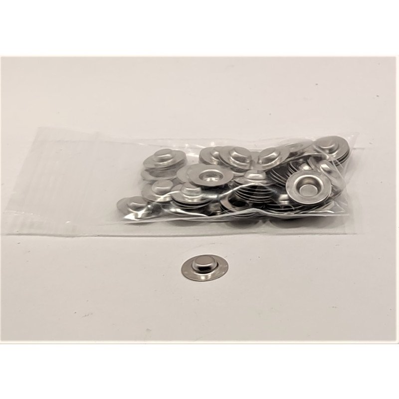 Positive Terminal Cap 8×2.5 mm Button Top (10 pcs) | baterija.lt