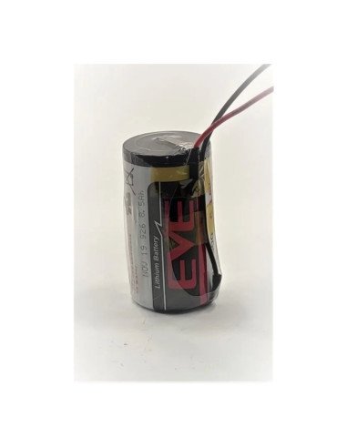 EVE ER26500 3.6V 8.5Ah lithium battery with lead wires | baterija.lt