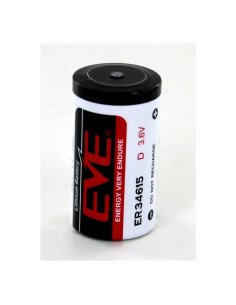 EVE ER34615 ličio baterija 3,6V 19Ah Li-SOCl2, D | baterija.lt