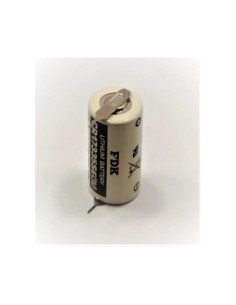 FDK CR17335SE 3V 1800mAh lithium battery CR2/3A, 2 solder pins | baterija.lt