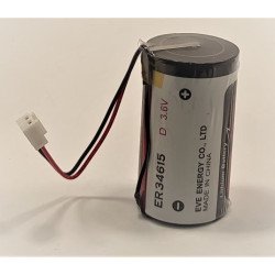 EVE Lithium ER34615 3,6 V  molex | baterija.lt 2