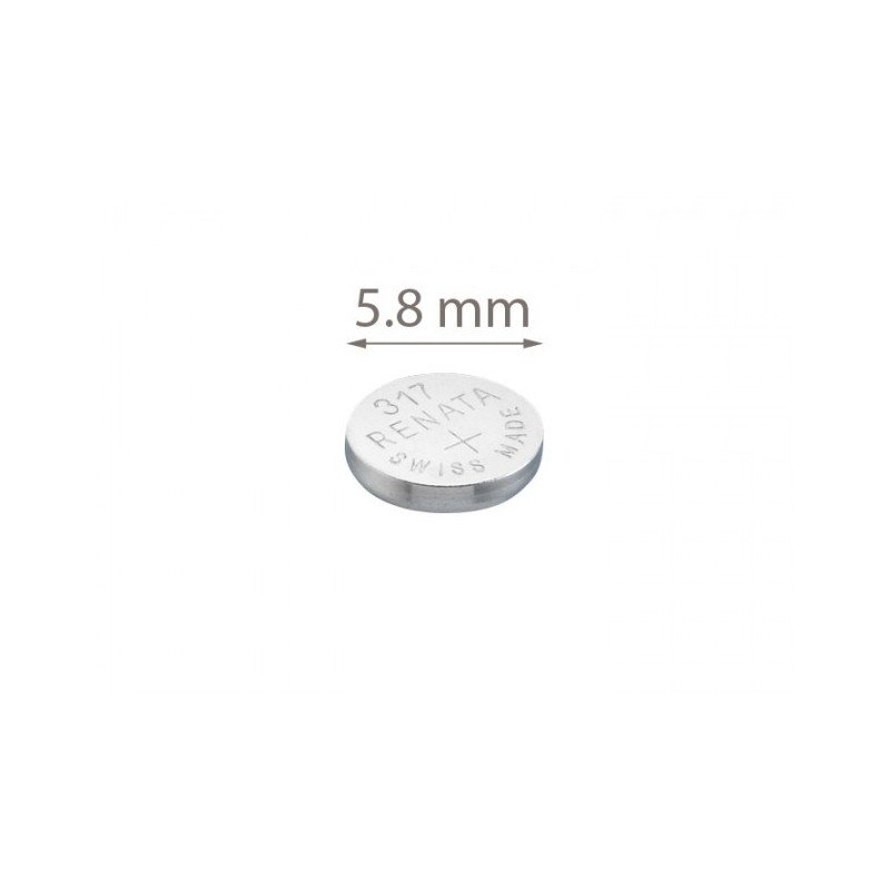 Renata 317 Battery SR516SW 1.55V | baterija.lt