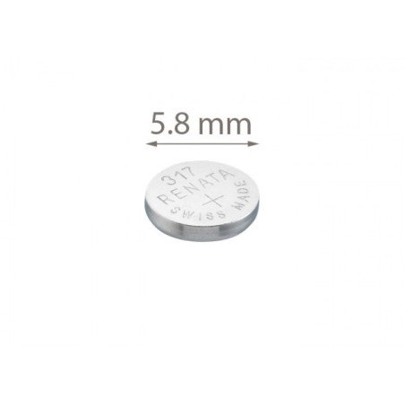 Renata 317 Battery SR516SW 1.55V | baterija.lt