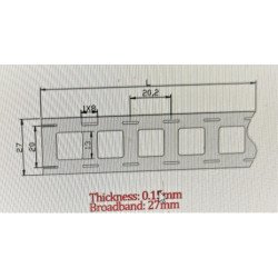 Virinimo juosta 27 mm HILUMIN® | baterija.lt 2