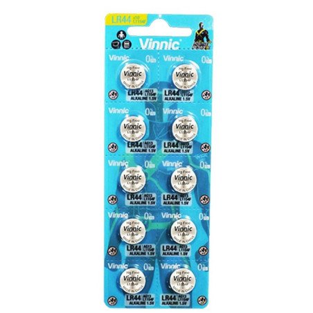 Vinnic AG13 LR44 L1154F Battery 1.5V | baterija.lt