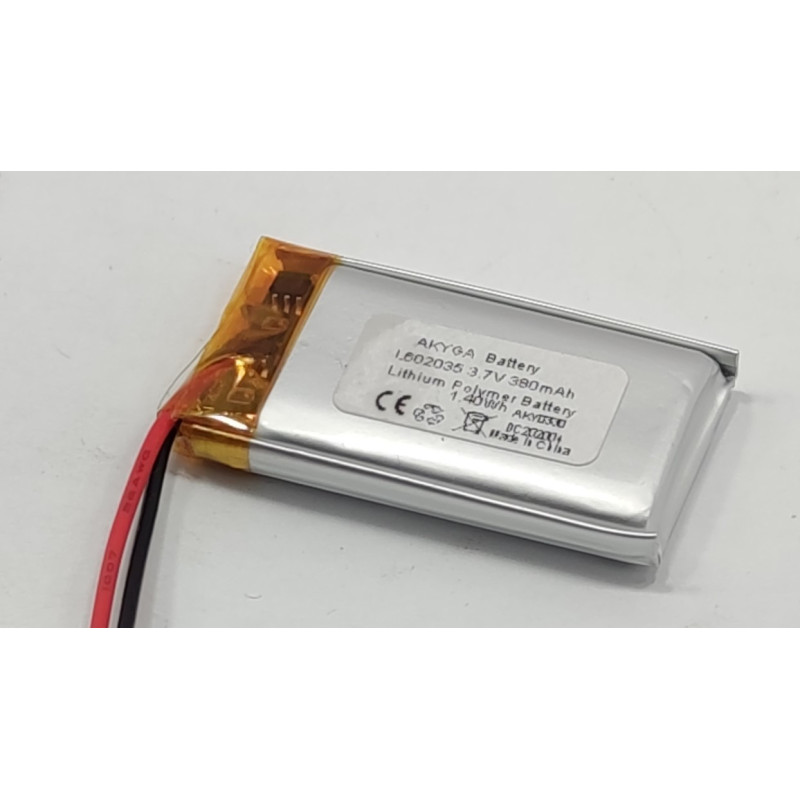 Li-Polimer battery (602035) 380mAh