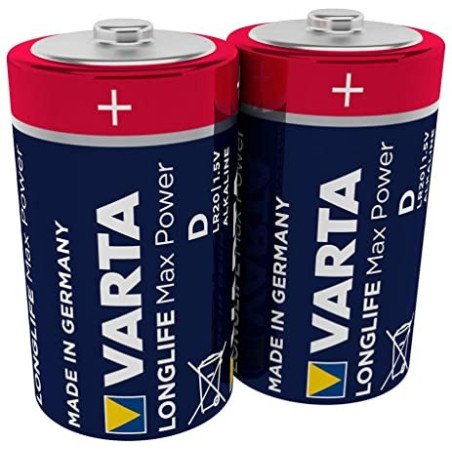 Varta 4720 LR20 D 1.5V Alkaline Cells 2pcs | baterija.lt