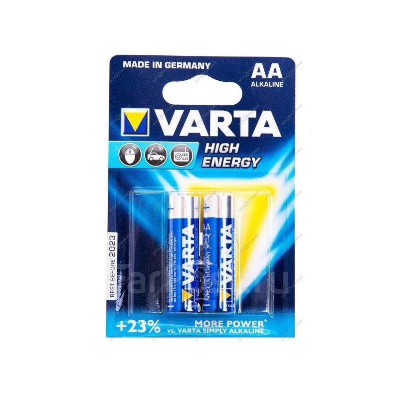 VARTA Longlife AA LR6 2 vnt. šarminės baterijos | baterija.lt
