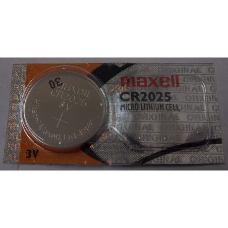 Maxell CR2025 3V Battery | 5 pcs. Pack | baterija.lt