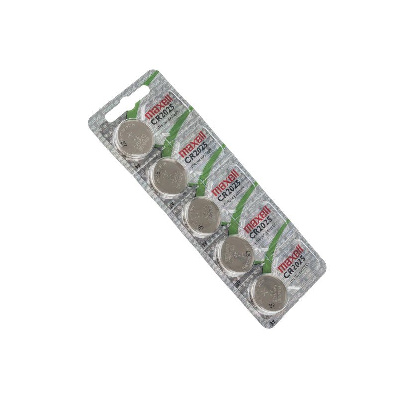 Maxell CR2025 3V Battery | 5 pcs. Pack | baterija.lt