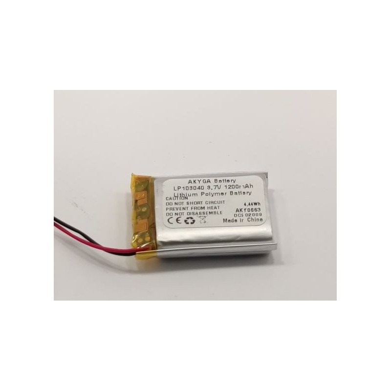 Akyga Li-polymer 103040 battery 3.7 V | baterija.lt