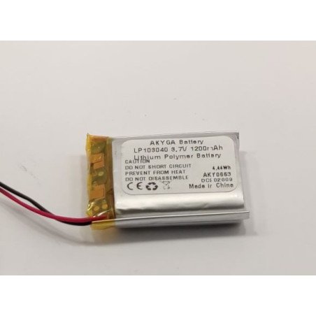 Akyga Li-polymer 103040 battery 3.7 V | baterija.lt