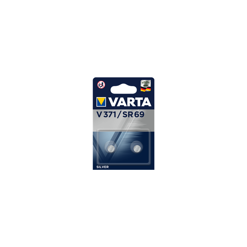 Varta 371 SR69 sidabrinė baterija | baterija.lt