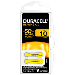 Duracell Activair 10 (PR70) Hearing Aid Batteries, 6 pcs | baterija.lt