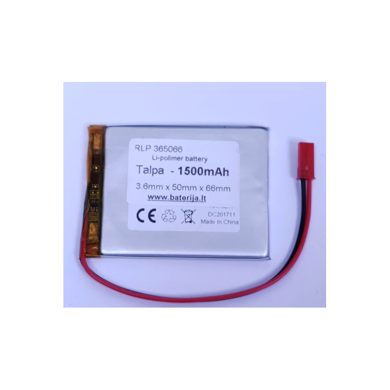 Li-polimer (365066) 1500mAh