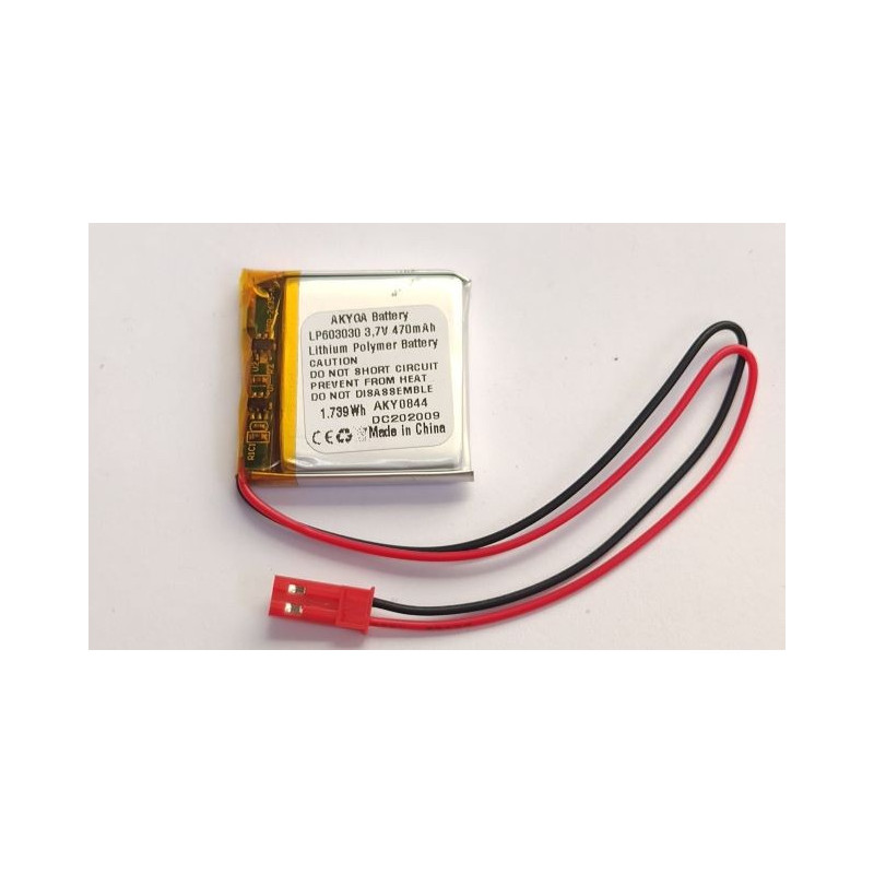 Li-pol battery ( 603030 ) 470mAh