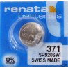 Renata 371 (SR920SW) Silver Oxide Watch Battery 1.55 V | baterija.lt