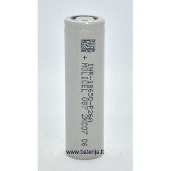Molicel INR18650-P26A 2600mAh 35A Ličio jonų akumuliatorius | baterija.lt 2